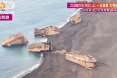 Ostrov Iwodžima zaplnily lodě z krvavé bitvy. Experti varují před velkou erupcí