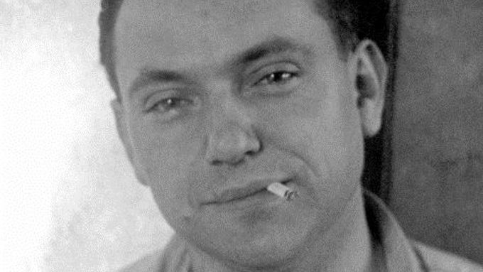 Jan Zábrana na snímku z roku 1956