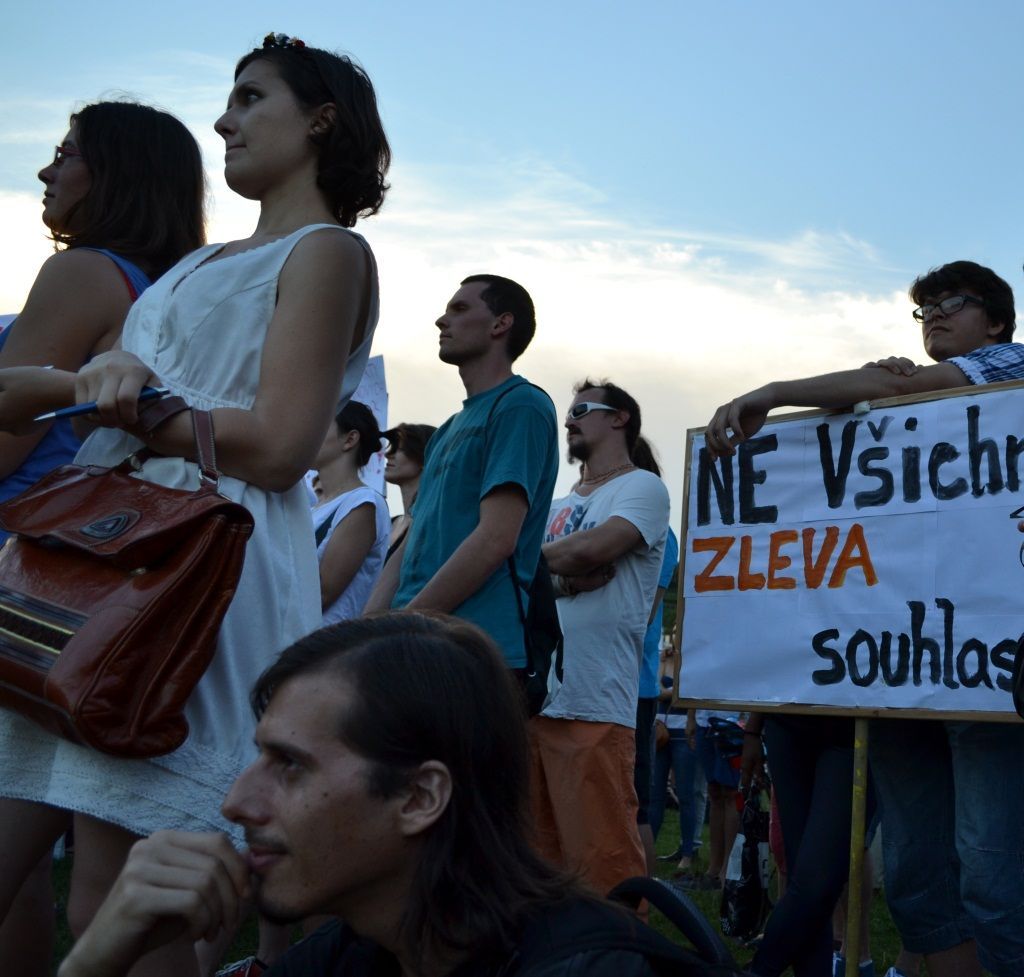 Demonstrace proti Rusnokově vládě