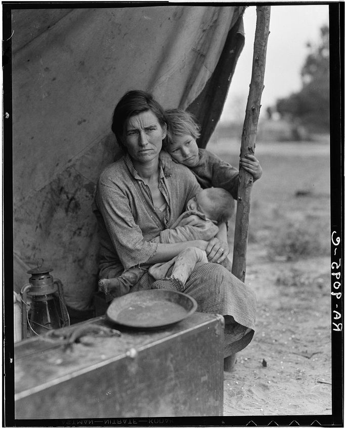 Dorothea Lange - Migrující matka