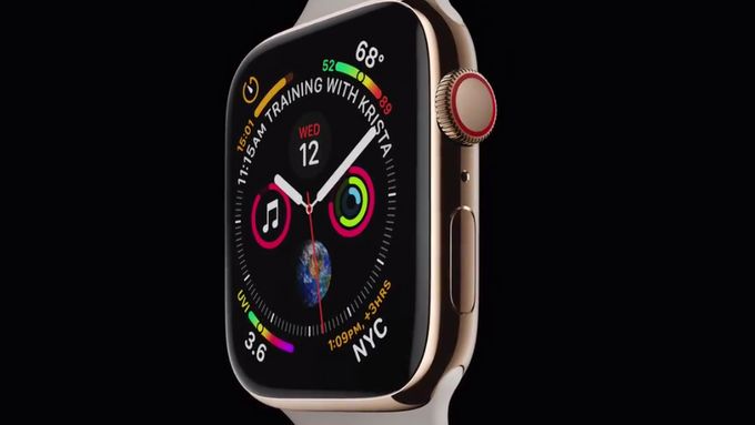 Nové Apple hodinky série 4 nabízí o 30% větší displej a řadu dalších vylepšení