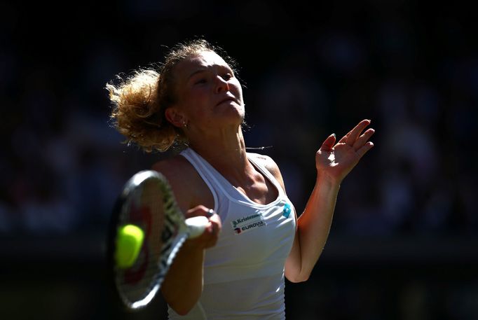 Kateřina Siniaková v druhém kole Wimbledonu 2019