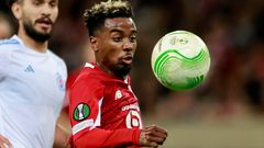 fotbal, Lille - Slovan Bratislava, Angel Gomes