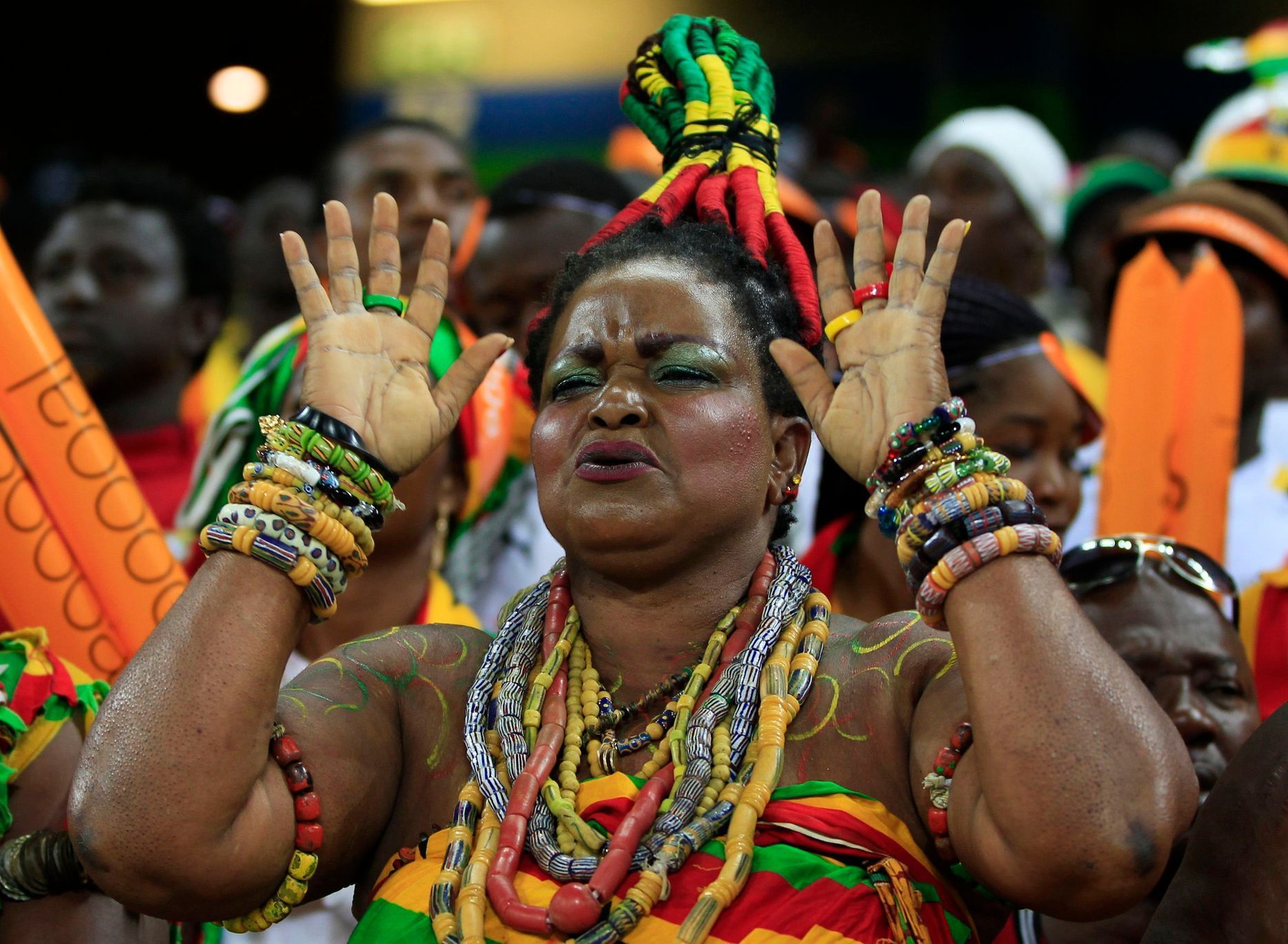 Fanynka Ghany na africkém šampionátu 2013