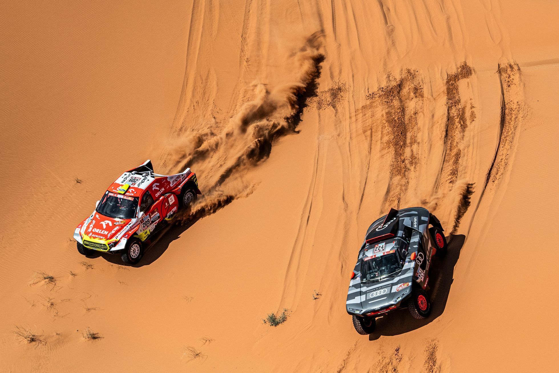 Martin Prokop, Ford a Mattias Ekström, Audi na Rallye Dakar 2022
