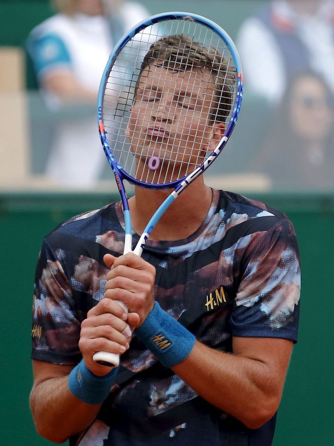 Tomáš Berdych na turnaji v Monte Carlu