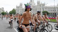 Akce se konala v rámci mezinárodní World Naked Bike Ride.