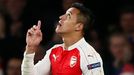 LM, Arsenal-Dinamo Záhřeb: Alexis Sánchez slaví gól na 3:0