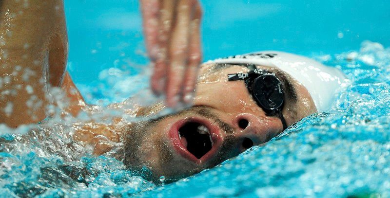 Ambiciózní tvář. Američan Michael Phelps ohlásil, že by chtěl v Pekingu získat osm zlatých medailí v mužských plaveckých disciplínách.