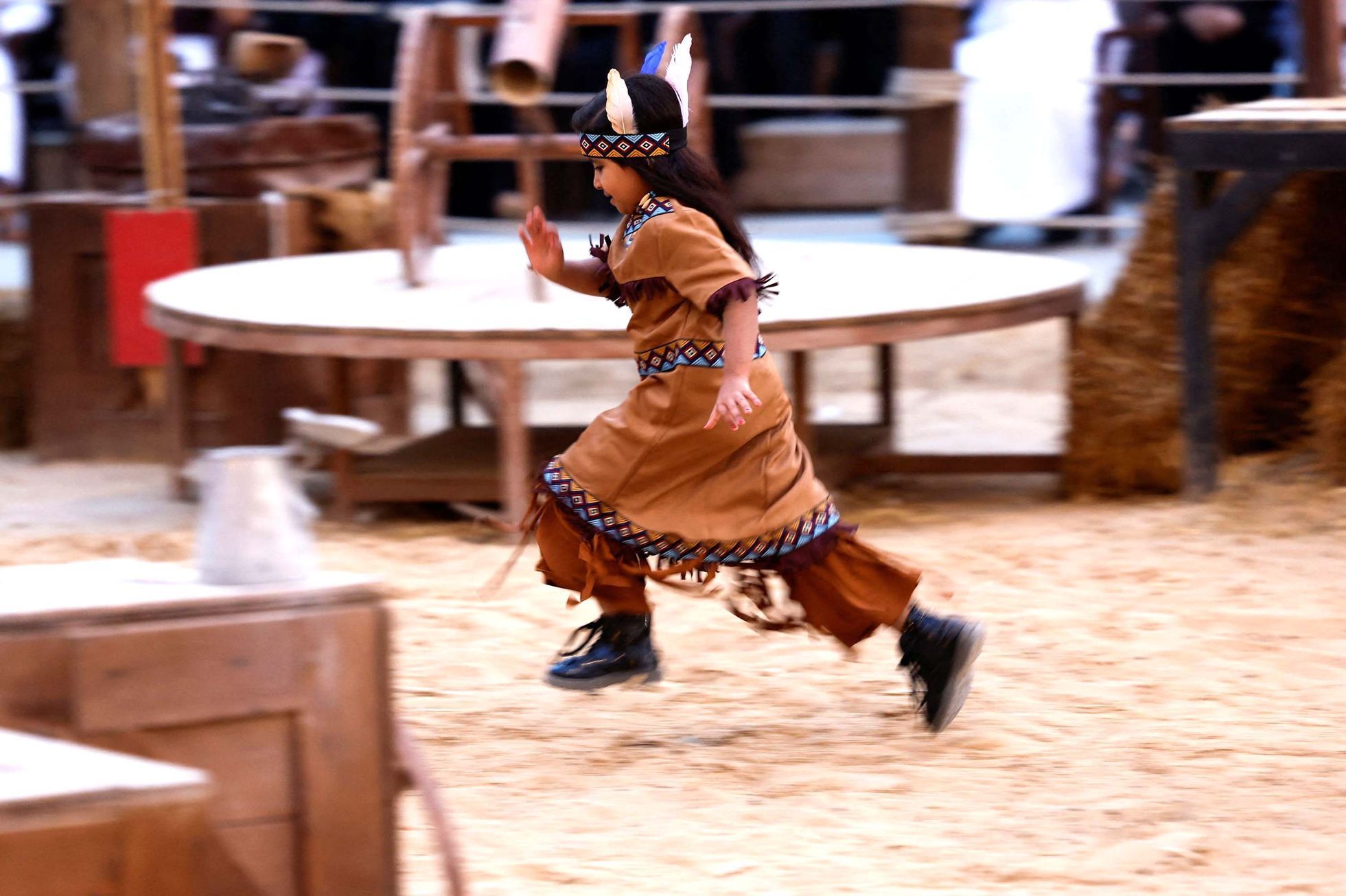 Cowboy Town, Saudská Arábie, western, zábava, indiáni, kovbojové