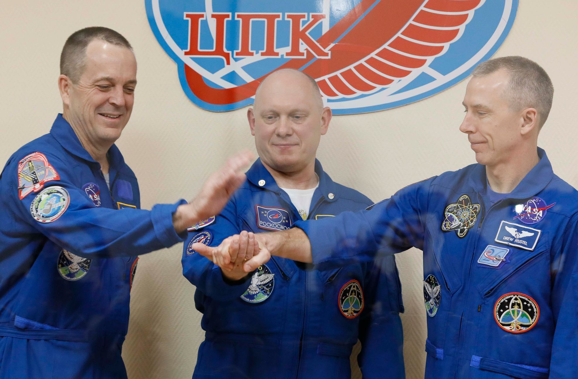 Feustel - Bajkonur - ISS