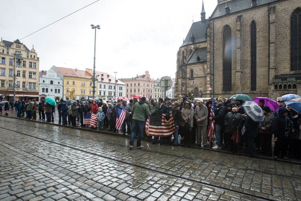 Vojáci USA v Plzni