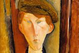 Amedeo Modigliani: Mladík v čepici, 1918.