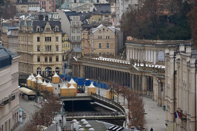 Karlovy Vary - Mlýnská kolonáda.