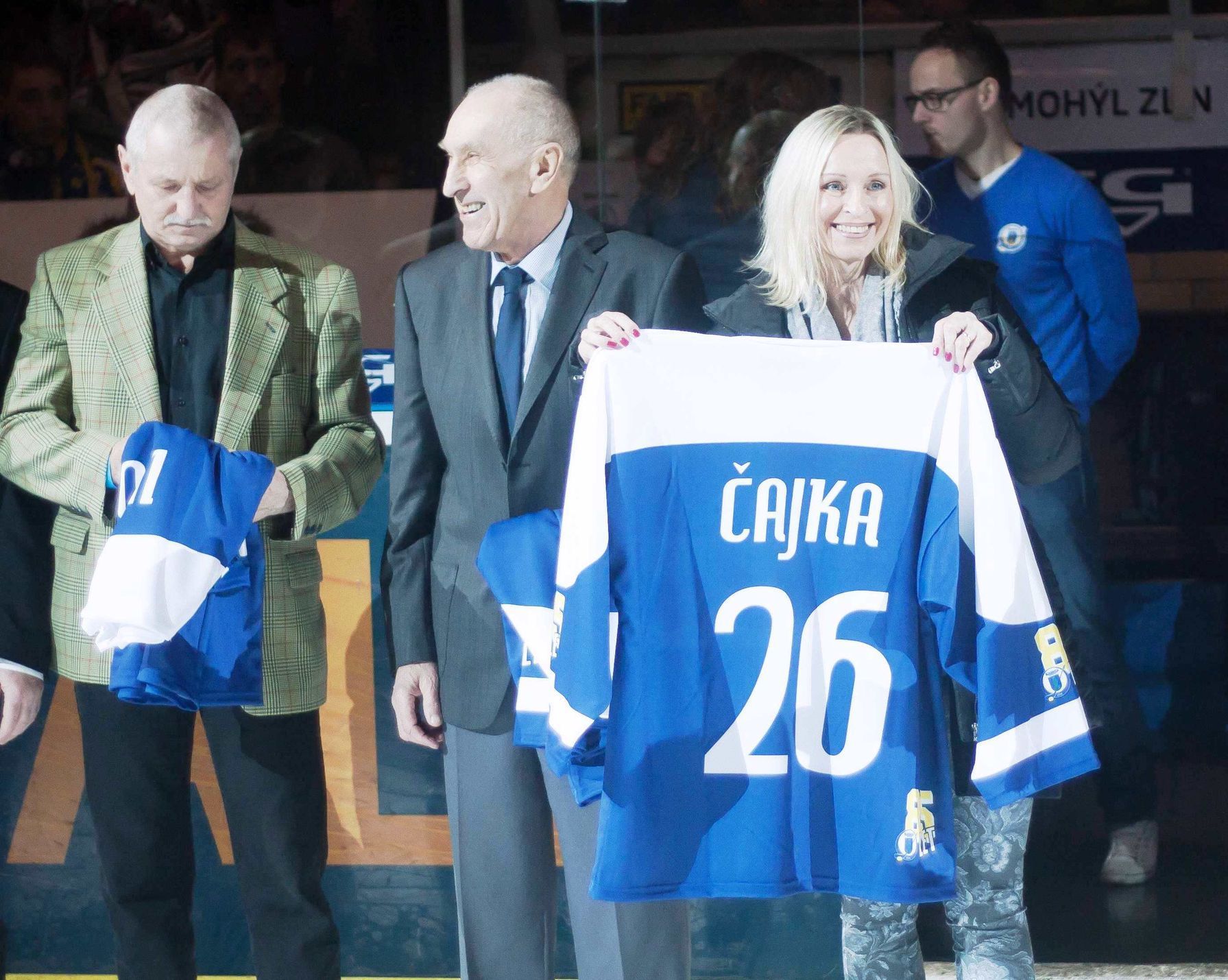 PSG Zlín vs Verva Litvínov: 85 let zlínského hokeje (manželka Luďka Čajky)