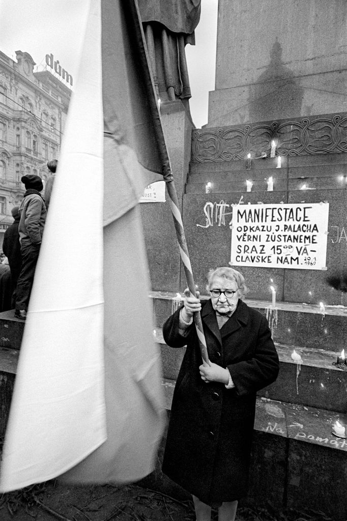 Fotografie z výstavy Jan Palach 16. - 25. 1. 1969, Spolkový dům, Kutná hora, leden a únor 2024