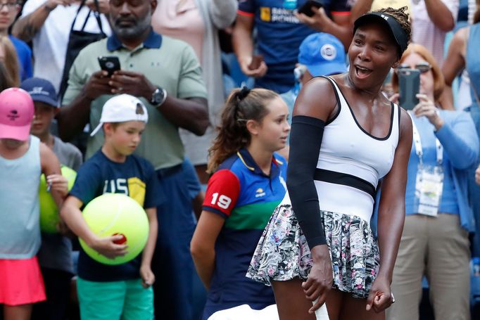 Venus Williamsová na US Open 2019