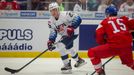 Bobby Brink a Ondřej Pavel v zápase MS 20 Česko - USA