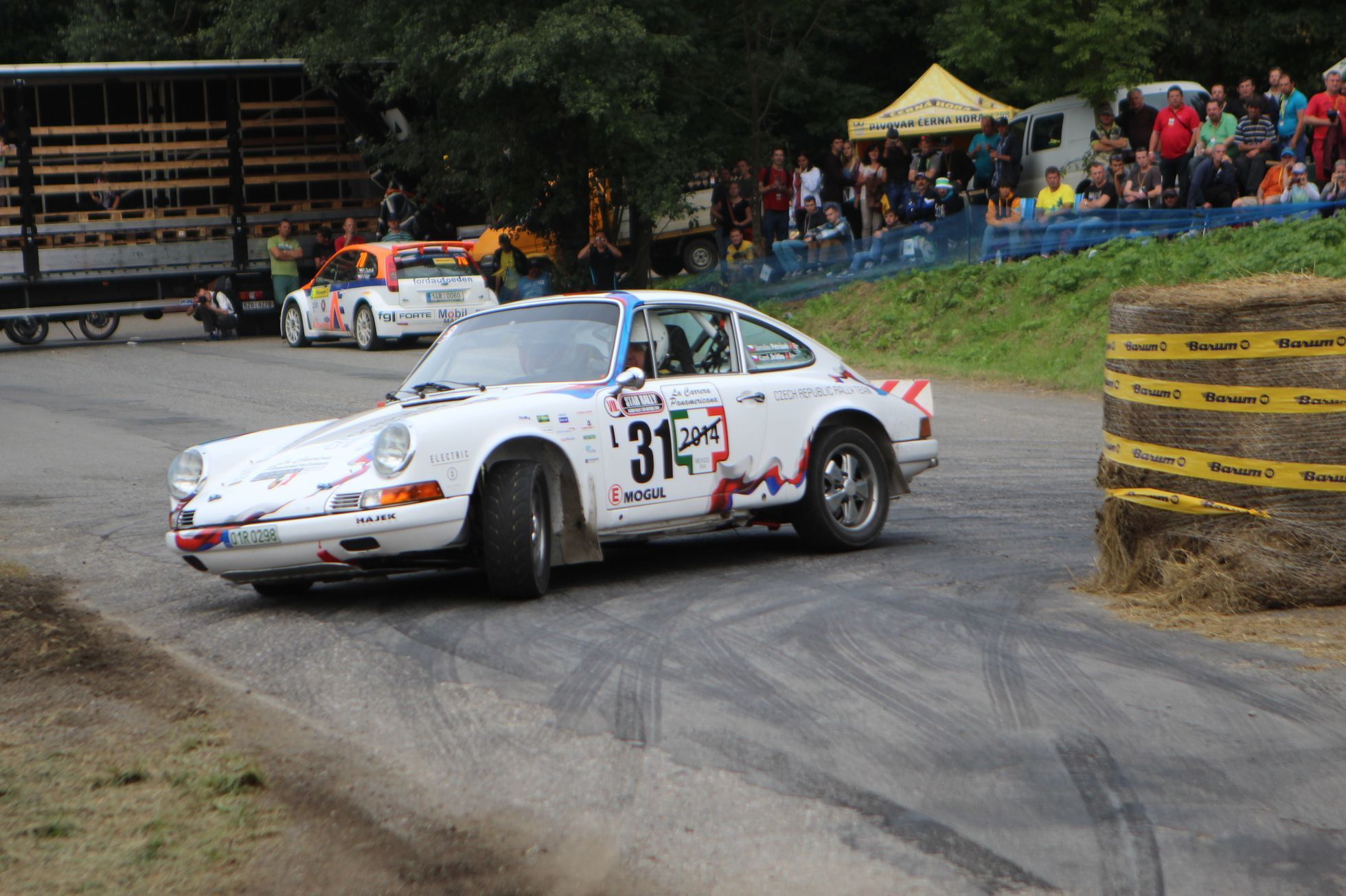 Historické vozy na Barum Rally 2014
