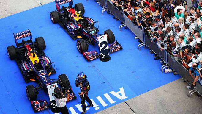 Sejdou se v Silverstone na prvních dvou příčkách opět monoposty Red Bull?