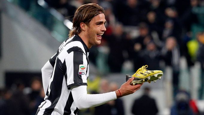 Fotbalista Juventusu Alessandro Matri