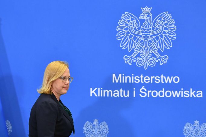 Polská ministryně životního prostředí Anna Moskwová