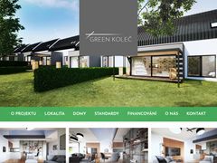 Web developerské firmy Green Koleč nabízí k nákupu domy.