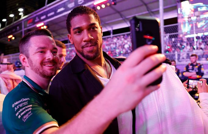 Anthony Joshua před VC Saúdské Arábie F1 2024