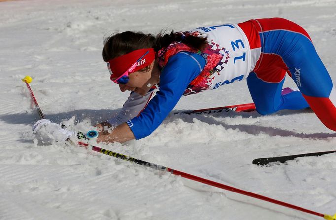 Soči 2014, 30 km Ž: Eva Vrabcová-Nývltová