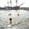Holandsko, Amsterdam, moře, plachetnice, festival