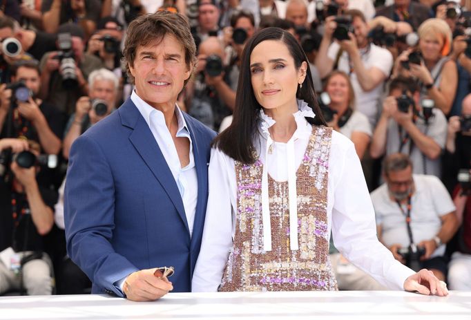 Herci Jennifer Connellyová a Tom Cruise v Cannes.