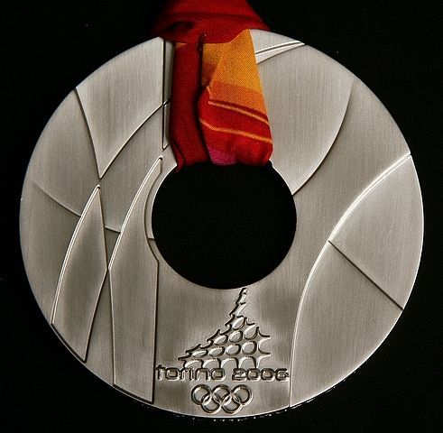 Stříbrná olympijská medaile, ZOH 2006 Turín