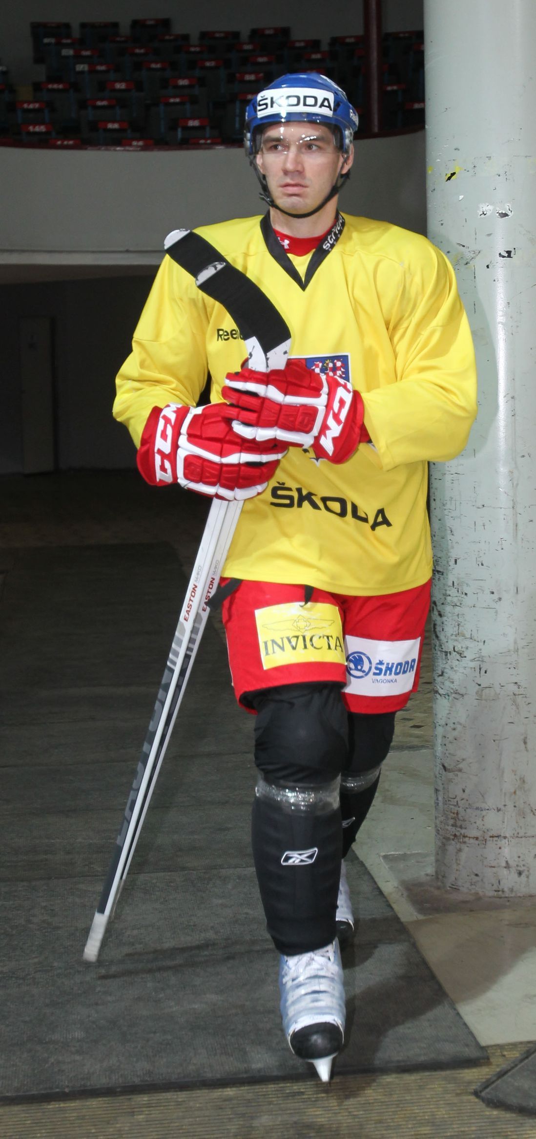 Trénink české hokejové reprezentace (Jan Kolář)