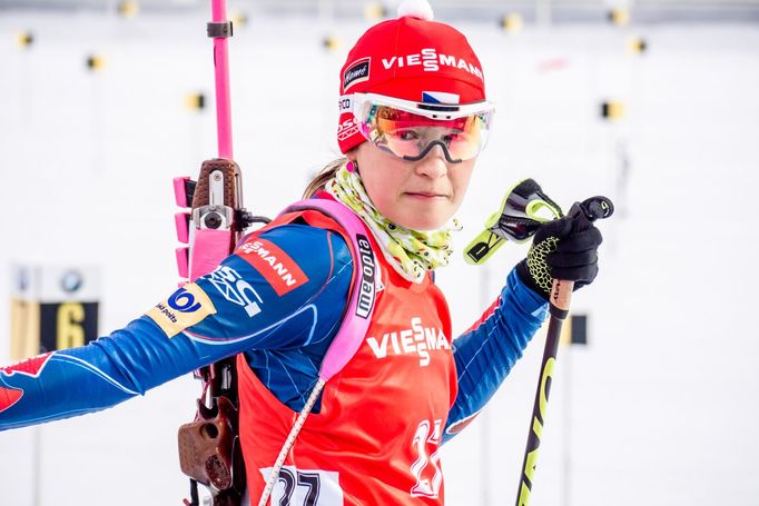 MS v biatlonu 2015, sprint Ž: Veronika Vítková