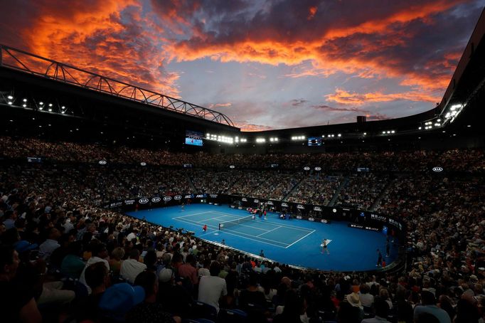 Finále Australian Open 2019 mezi Petrou Kvitovou a Naomi Ósakaovou.