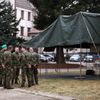 Miloš Zeman navštívil polní nemocnici
