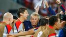 Jürgen Klinsmann a Američané slaví vítězství nad Ghanou