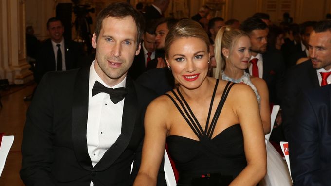 Petr Čech s manželkou Martinou