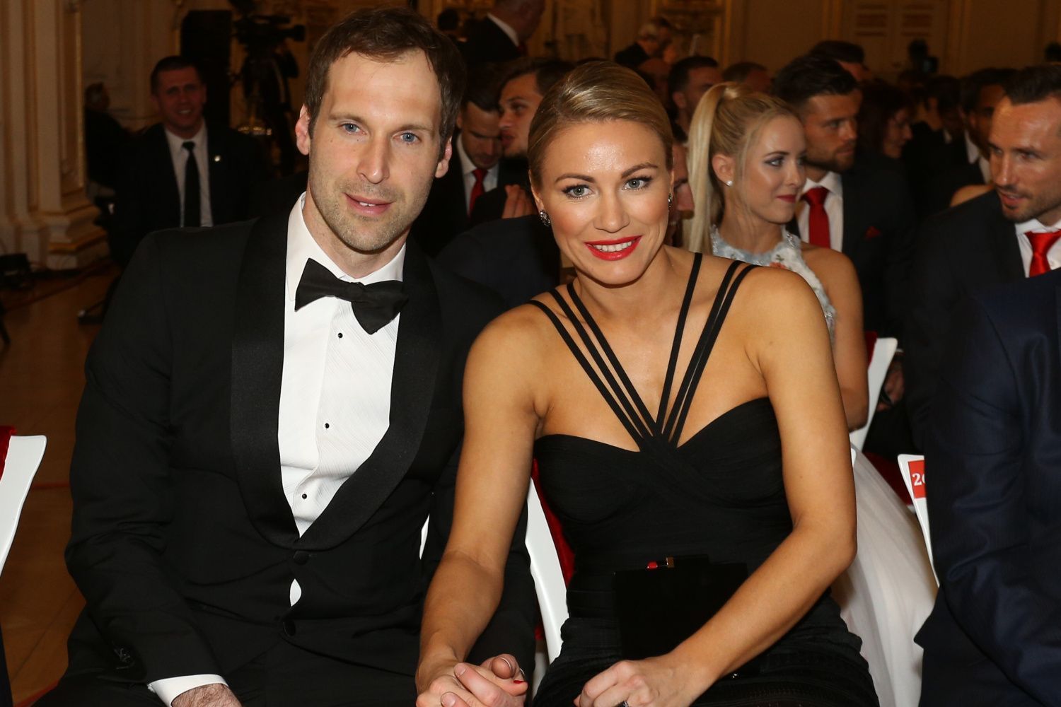 Fotbalista roku 2016: Petr Čech s manželkou Martinou