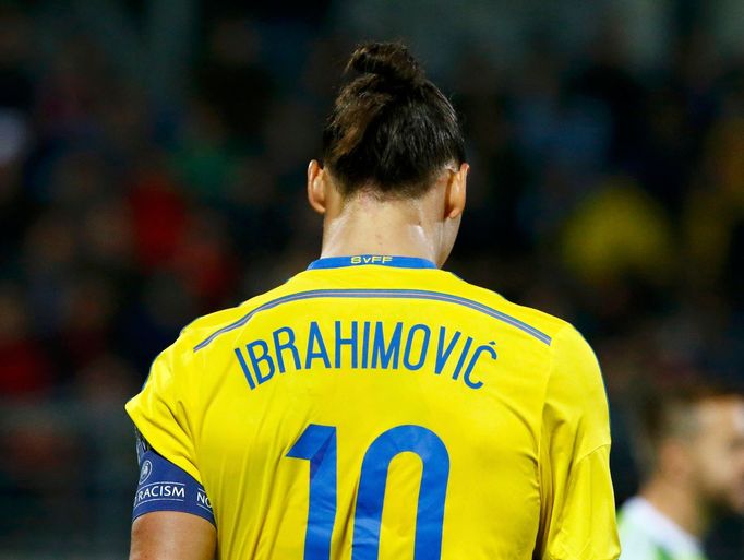 Zlatan Ibrahimovic v kvalifikaci na Euro 2016