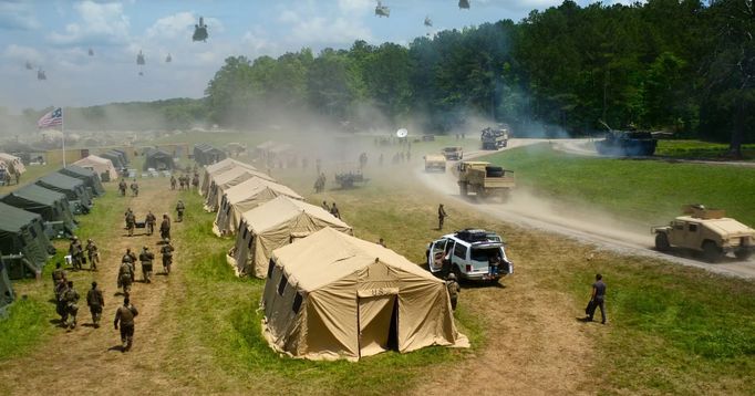 Snímek z Občanské války.