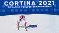 Beat Feuz ve sjezdu mužů na MS 2021