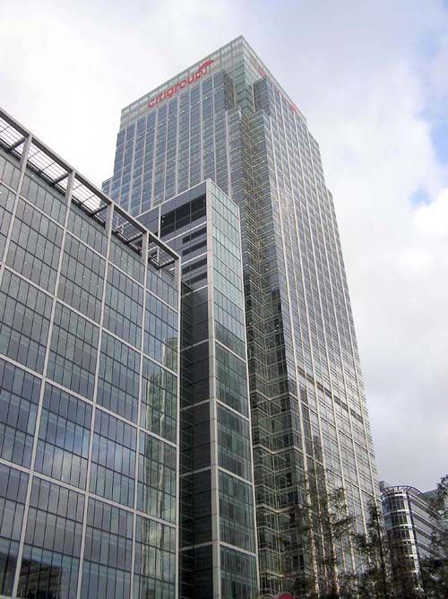 Centrála Citigroup v Londýně