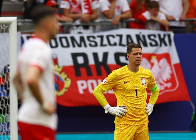 Wojciech Szczesny v zápase Eura proti Nizozemsku