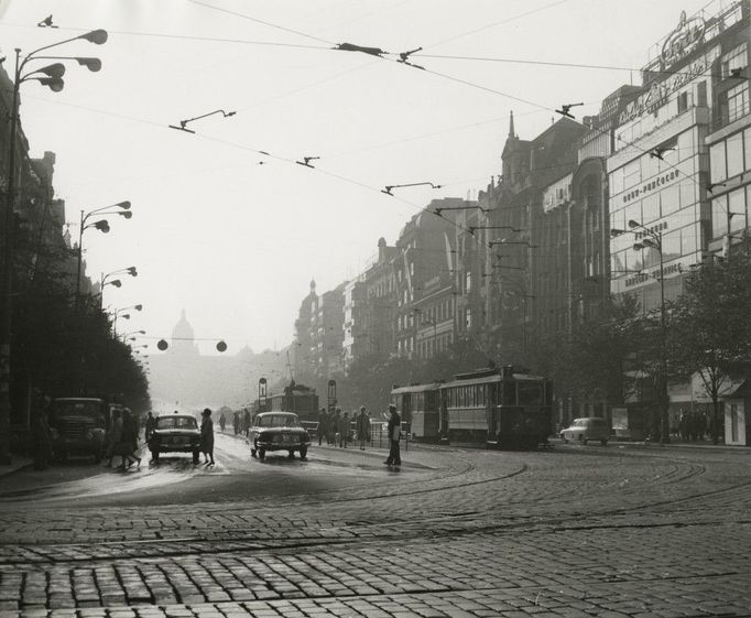 Jitka Janatková: Václavské náměstí, 1961