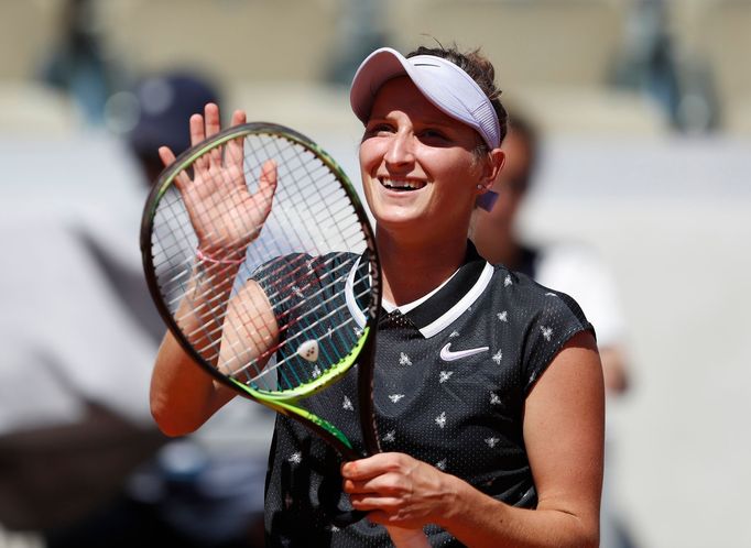 Markéta Vondroušová v osmifinále French Open 2019