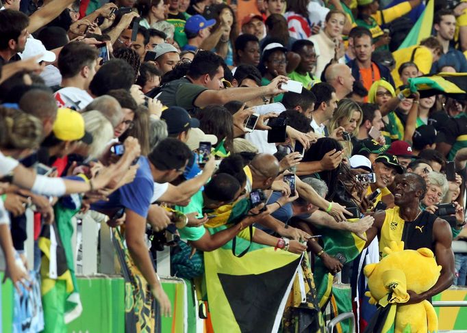 OH Rio 2016: FInále sprintu na 100 metrů: Usain Bolt