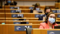 Prázdný Evropský parlament