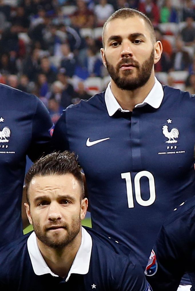 Karim Benzema a Mathieu Valbuena