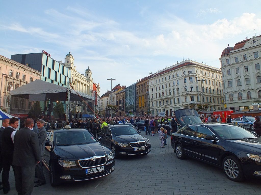 Návštěva Miloše Zemana v Brně